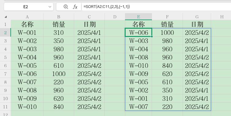 Excel中SORT函数：轻松实现数据排序，升级用法更强大-爱办网