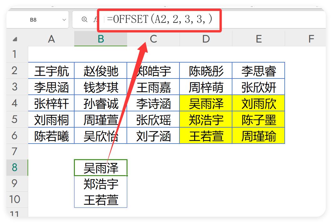 5个参数+3大案例，让你彻底玩转OFFSET函数！-爱办网