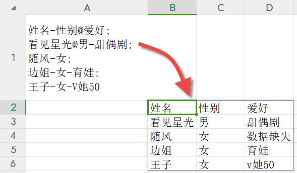 解锁Excel函数TEXTSPLIT的强大功能，数据拆分轻松搞定！-爱办网